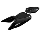 Tappezzeria Italia KTM 250 Duke 2017-2023 Seat Cover Ultragrip in White and Black