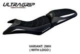 Tappezzeria Italia KTM 390 Adventure 2020-2025 Seat Cover Ultragrip in White and Black