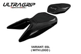 Tappezzeria Italia KTM 390 Duke 2017-2023 Seat Cover Ultragrip in Silver and Black