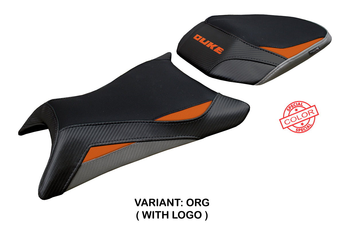 Tappezzeria Italia KTM 390 Duke 2024-2025 Seat Cover Black Orange Grey