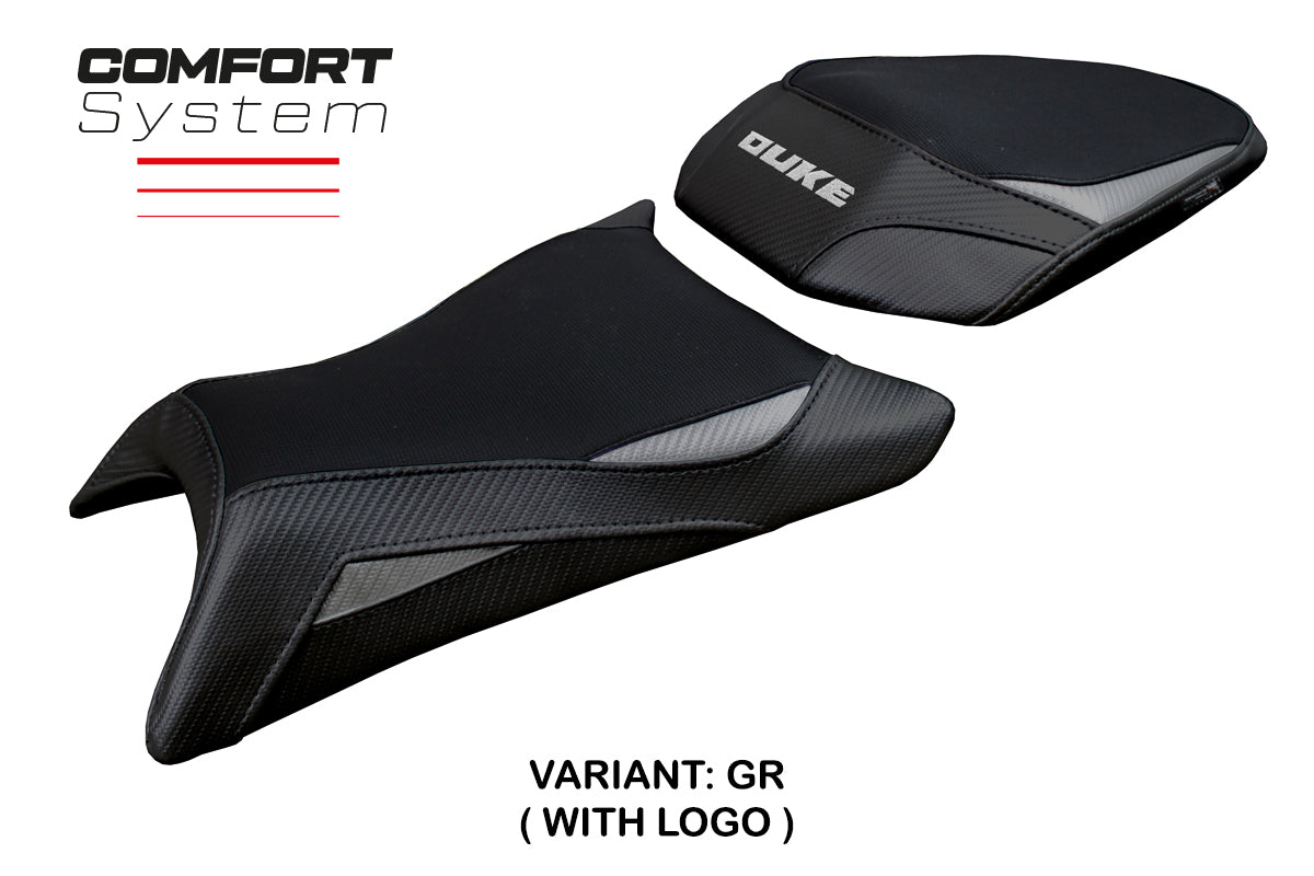 Tappezzeria Italia KTM 390 Duke 2024-2025 Seat Cover Comfort Black Grey