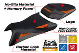 Tappezzeria Italia KTM 390 Duke 2024-2025 Seat Cover Comfort Black Orange Grey