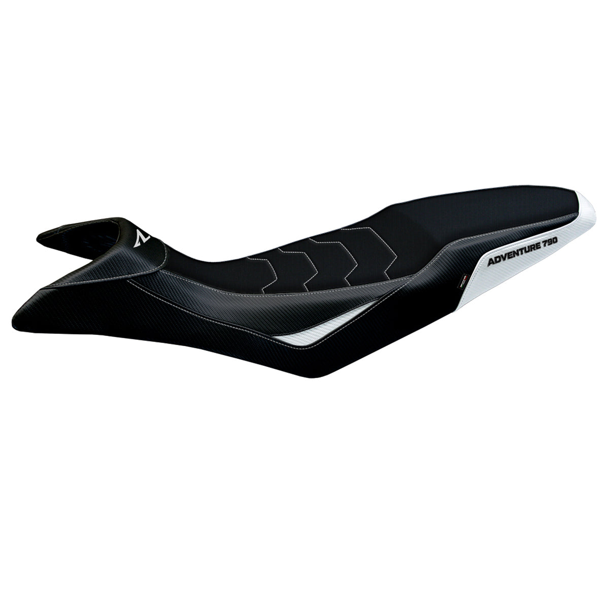 Tappezzeria Italia KTM 790 Adventure R 2019-2020 Seat Cover Comfort in White and Black