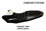 Tappezzeria Italia KTM 1090 Adventure R 2017-2019 Seat Cover in Comfort in White and Black