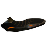 Tappezzeria Italia KTM 1090 Adventure R 2017-2019 Seat Cover Comfort in Black and Orange