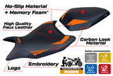 Tappezzeria Italia KTM 990 Duke 2024-2025 Seat Cover Comfort in Orange and Black