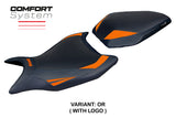 Tappezzeria Italia KTM 990 Duke 2024-2025 Seat Cover Comfort in Orange and Black