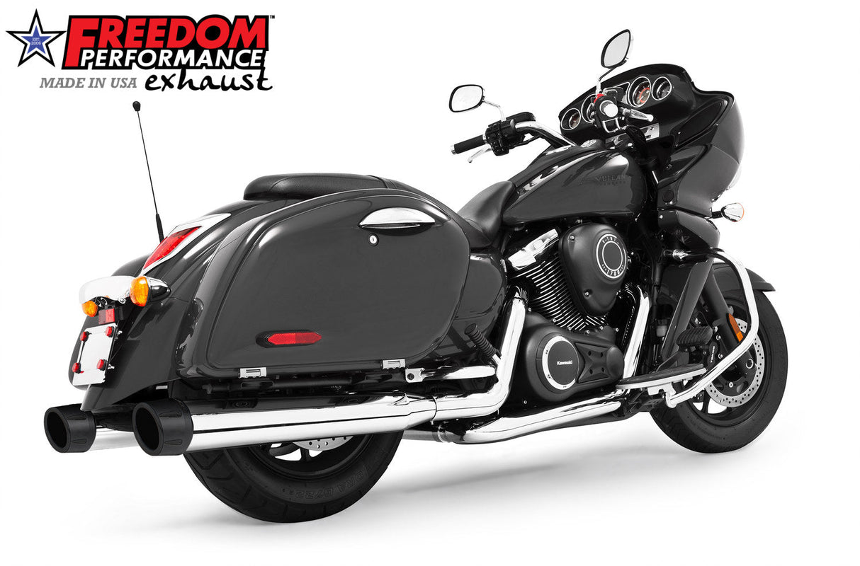 KAWASAKI VAQUERO 1700/NOMAD/VOYAGER 4" COMPLETE TRUE-DUAL SYSTEM