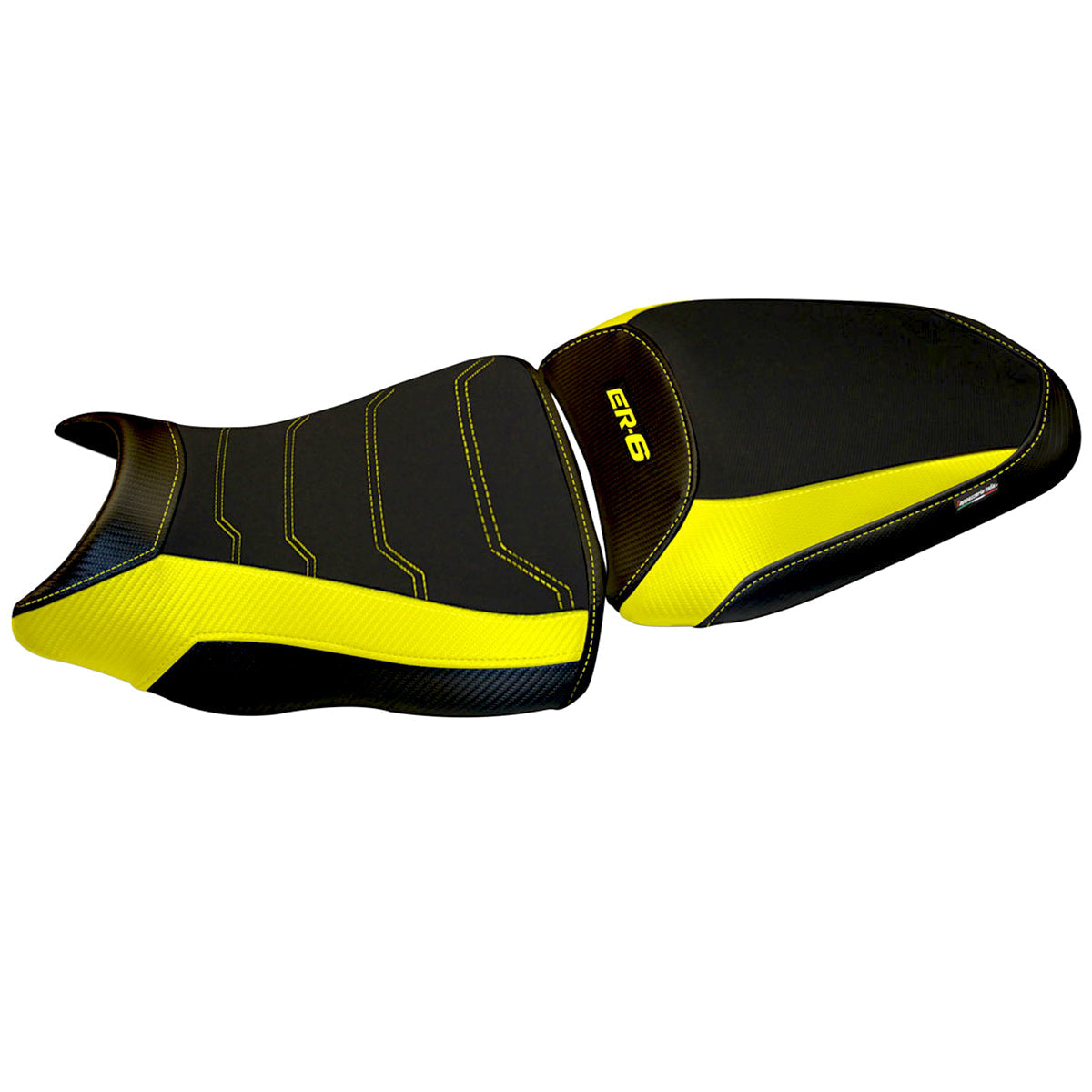Tappezzeria Italia Kawasaki ER-6N ER-6F 2012-2016 Seat Cover Comfort in Yellow