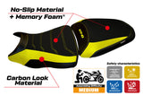 Tappezzeria Italia Kawasaki ER-6N ER-6F 2012-2016 Seat Cover Comfort in Yellow
