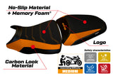 Tappezzeria Italia Kawasaki ER-6N ER-6F 2012-2016 Seat Cover Comfort in Orange