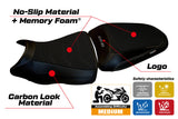 Tappezzeria Italia Kawasaki ER-6N ER-6F 2012-2016 Seat Cover Comfort in Black