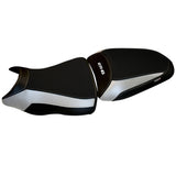 Tappezzeria Italia Kawasaki ER-6N ER-6F 2012-2016 Seat Cover in White and Black