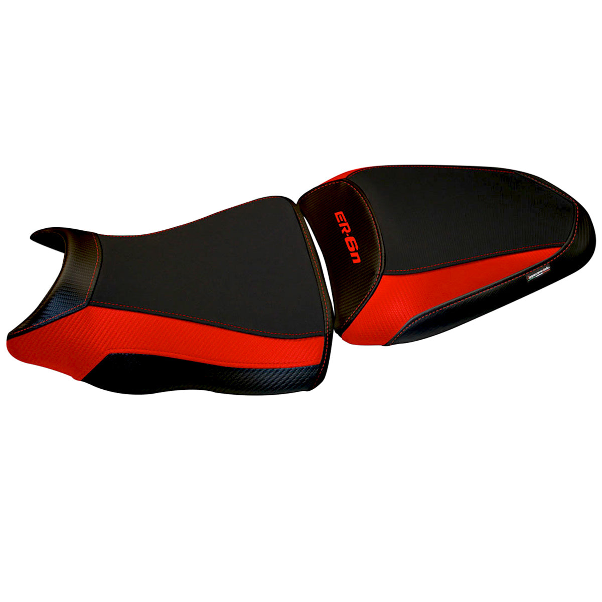 Tappezzeria Italia Kawasaki ER-6N ER-6F 2012-2016 Seat Cover in Red and Black