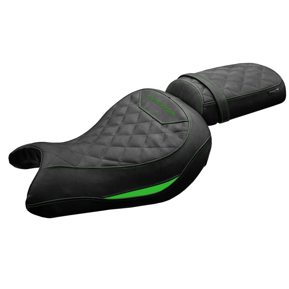 Tappezzeria Italia Kawasaki Eliminator 500 2024-2025 Seat Cover Green Black