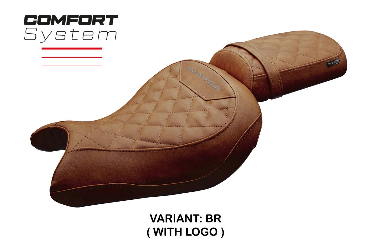 Tappezzeria Italia Kawasaki Eliminator 500 2024-2025 Seat Cover Comfort Brown