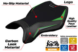 Tappezzeria Italia Kawasaki Ninja H2 H2R 2015-2025 Seat Cover Green in Silver