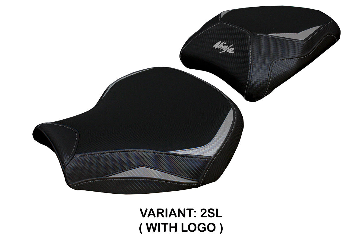 Tappezzeria Italia Kawasaki Ninja H2 1000SX 2018-2025 Seat Cover in Silver