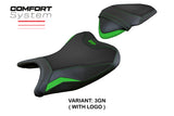 Tappezzeria Italia Kawasaki Ninja 250 2018 2019 Seat Cover Comfort in Green and Black