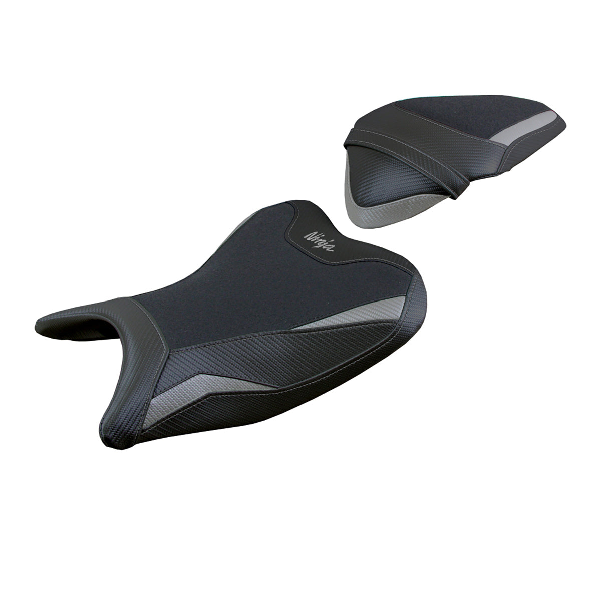 Tappezzeria Italia Kawasaki Ninja 250 2018 2019 Seat Cover Ultragrip in Grey and Black