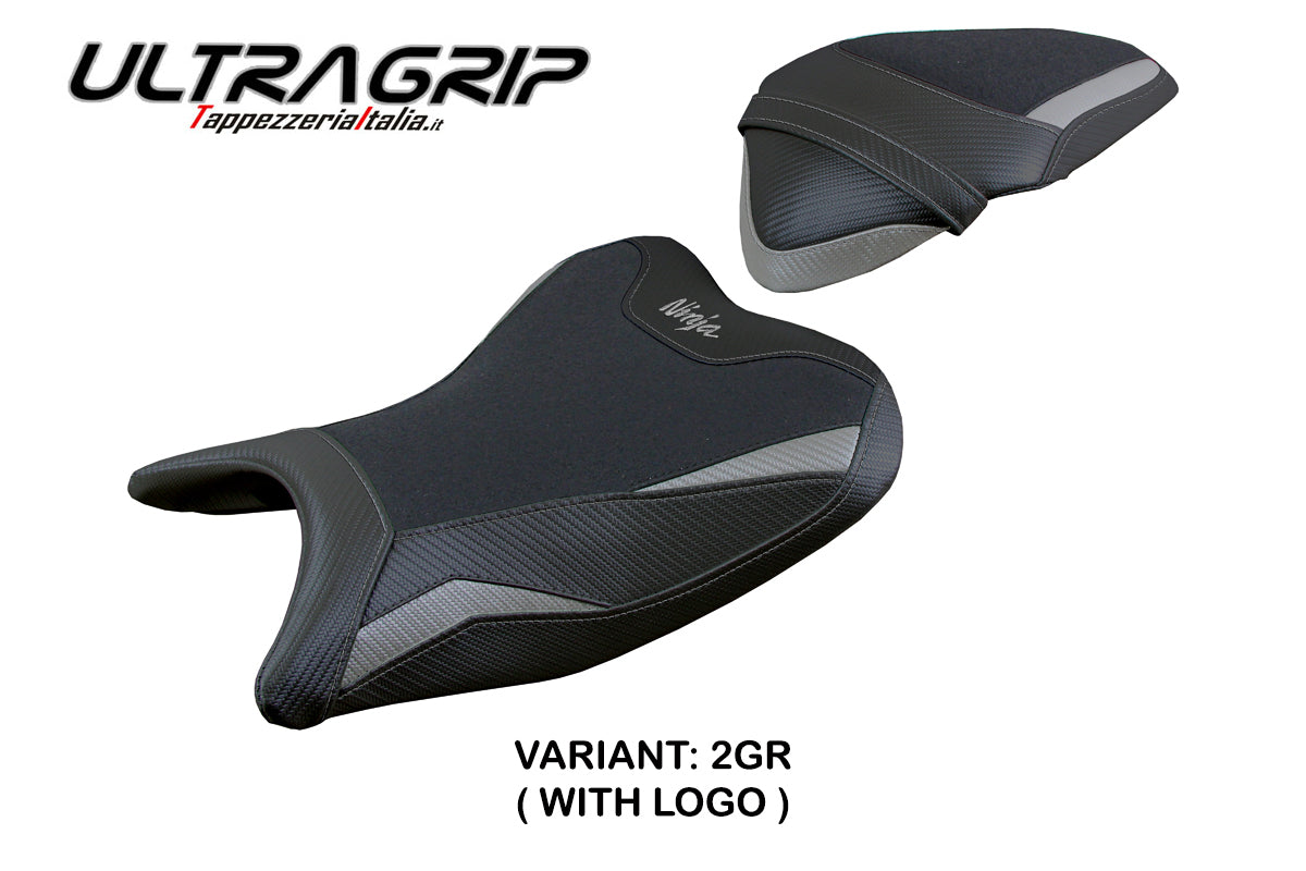 Tappezzeria Italia Kawasaki Ninja 400 2018-2023 Seat Cover Ultragrip in Grey