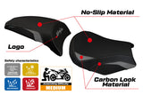 Tappezzeria Italia Kawasaki Ninja 650 Z650 2017-2025 Seat Cover in Grey and Black