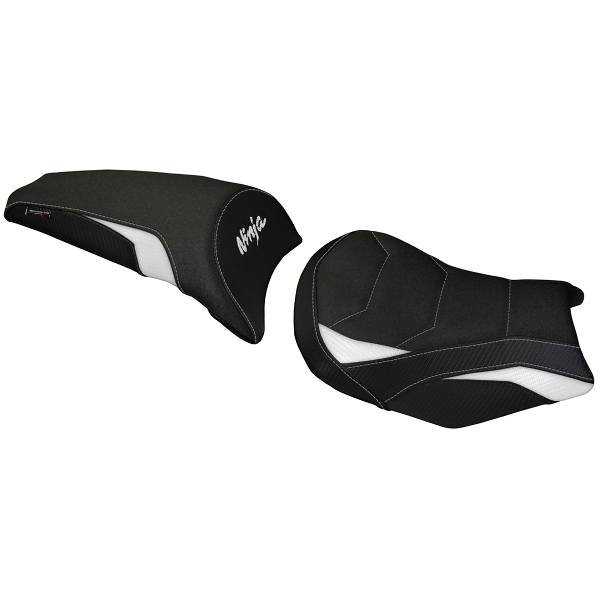 Tappezzeria Italia Kawasaki Ninja 650 Z650 2017-2025 Seat Cover Ultragrip in White