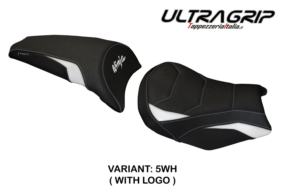 Tappezzeria Italia Kawasaki Ninja 650 Z650 2017-2025 Seat Cover Ultragrip in White