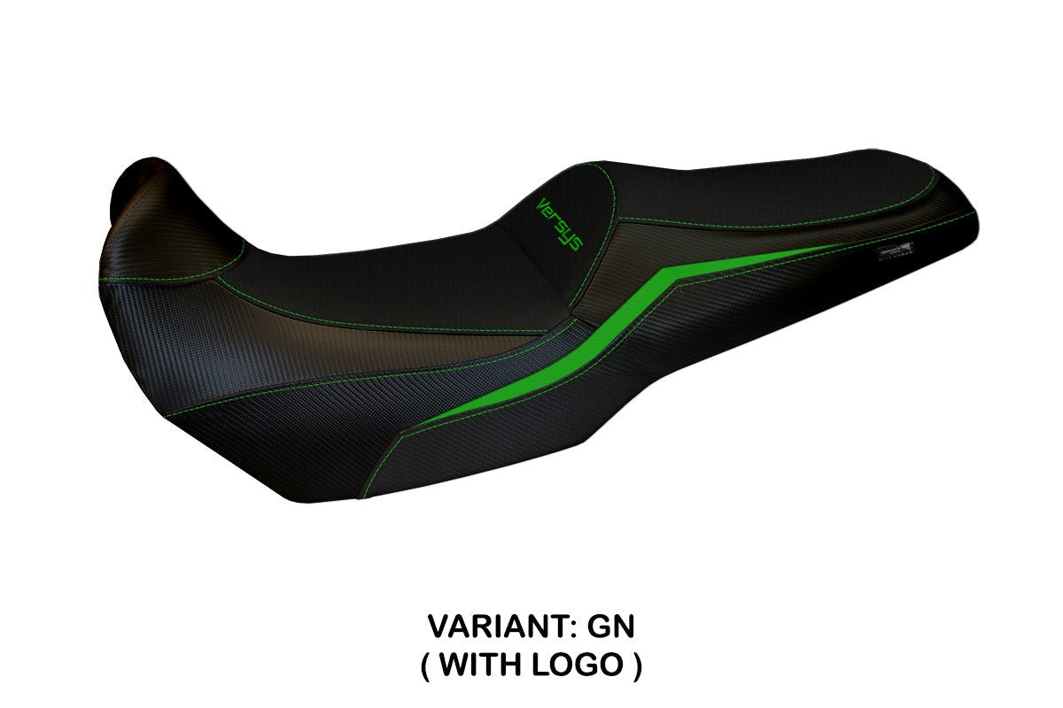 Tappezzeria Italia Kawasaki Versys 1100 2025 Seat Cover Green Black