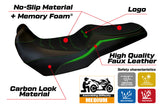 Tappezzeria Italia Kawasaki Versys 1000 2019-2024 Seat Cover Comfort in Green and Black