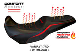 Tappezzeria Italia Kawasaki Versys 1000 2019-2024 Seat Cover Comfort Heated in Red