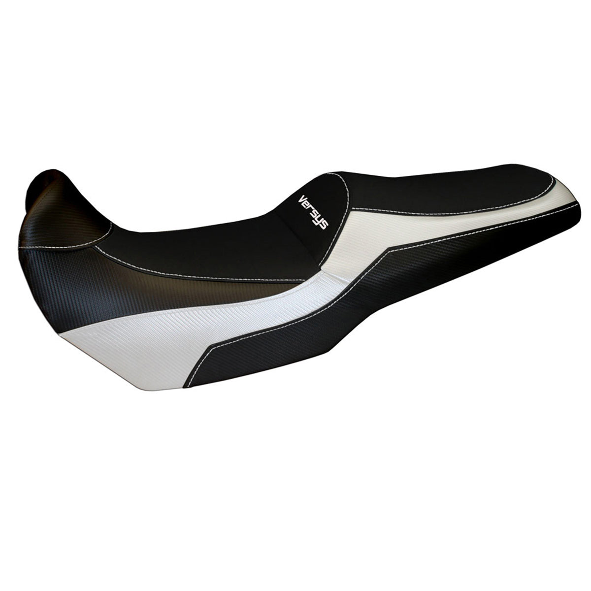 Tappezzeria Italia Kawasaki Versys 1000 2011-2018 Seat Cover in White and Black