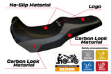 Tappezzeria Italia Kawasaki Versys 1000 2011-2018 Seat Cover in Grey and Black