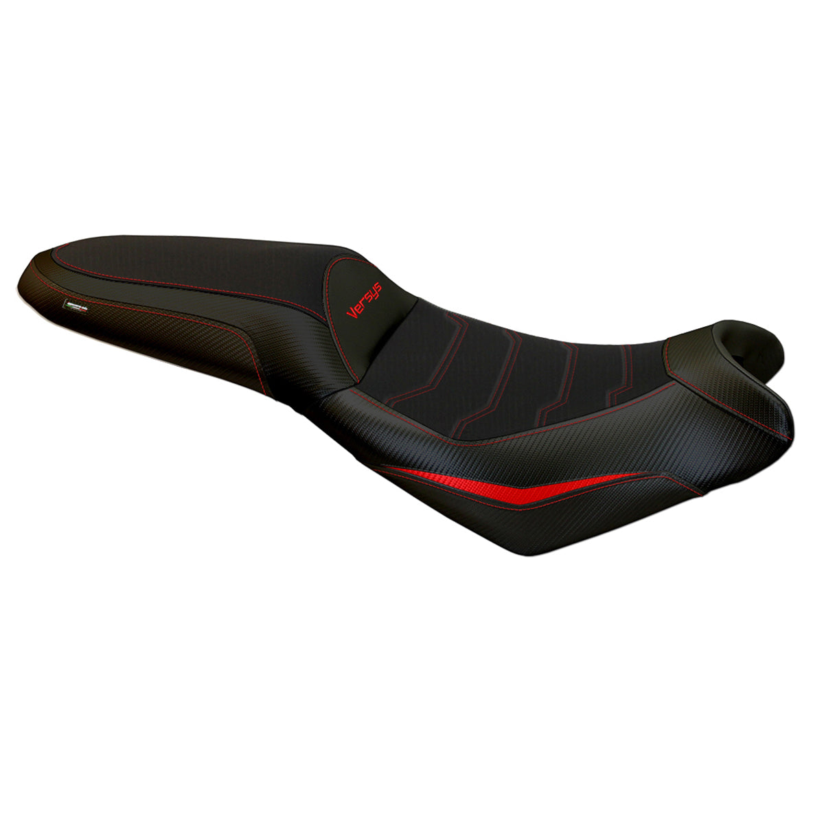 Tappezzeria Italia Kawasaki Versys 650 2007-2025 Seat Cover Comfort in Red and Black