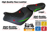 Tappezzeria Italia Kawasaki Vulcan 650 S 2014-2025 Seat Cover in Green and Black