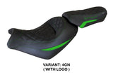 Tappezzeria Italia Kawasaki Vulcan 650 S 2014-2025 Seat Cover in Green and Black