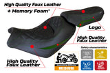 Tappezzeria Italia Kawasaki Vulcan 650 S 2014-2025 Seat Cover in Army Green and Black