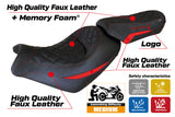 Tappezzeria Italia Kawasaki Vulcan 650 S 2014-2025 Seat Cover Comfort in Red and Black