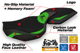 Tappezzeria Italia Kawasaki Z1000 2014-2021 Seat Cover Comfort in Green and Black