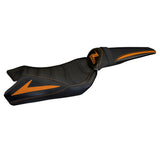 Tappezzeria Italia Kawasaki Z1000 2010-2013 Seat Cover Ultragrip in Orange Black