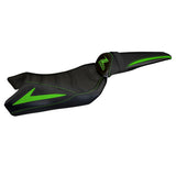 Tappezzeria Italia Kawasaki Z1000 2010-2013 Seat Cover Ultragrip in Green and Black