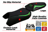 Tappezzeria Italia Kawasaki Ninja 1000 / 1000 SX 2020-2024 Seat Cover in Green and Black