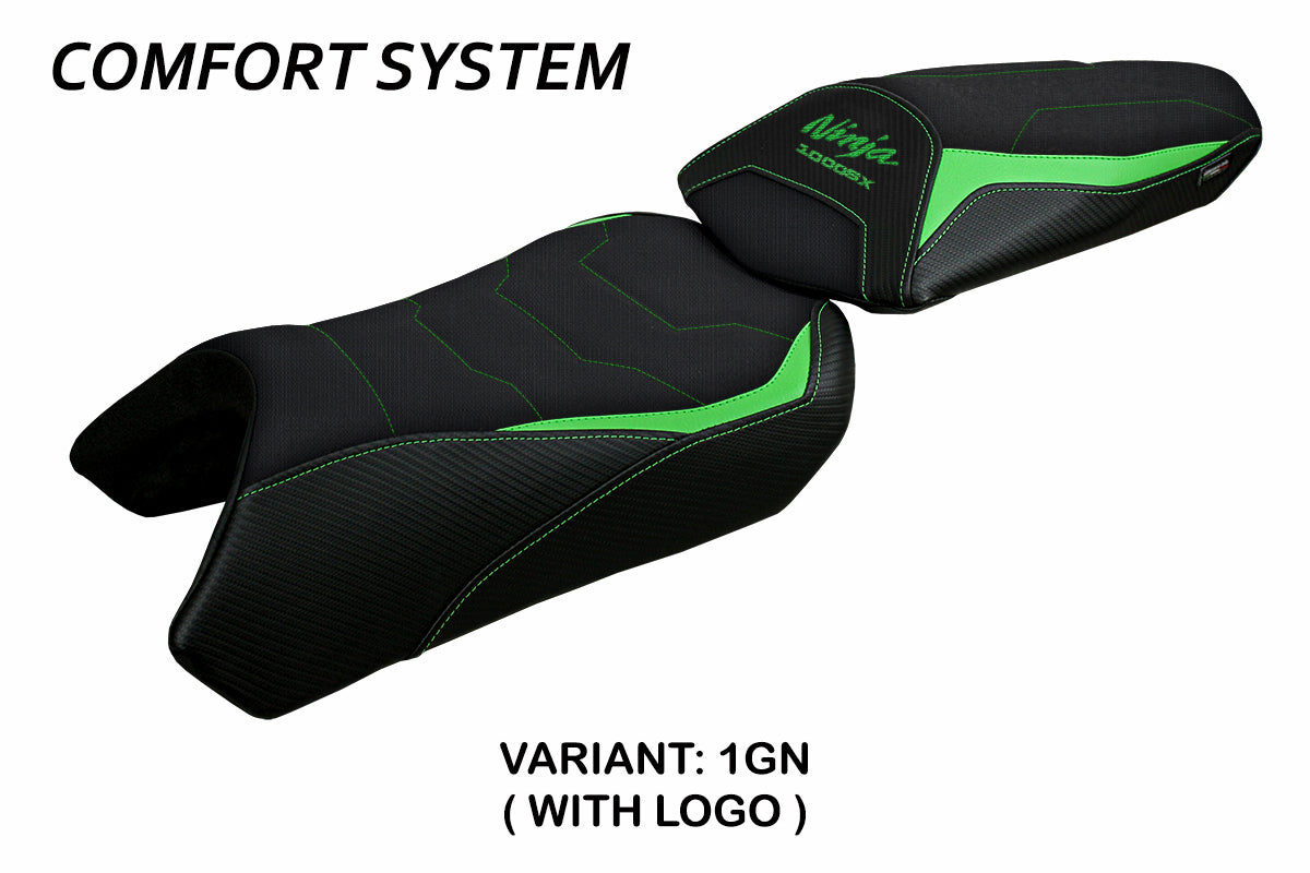 Tappezzeria Italia Kawasaki Ninja 1000 / 1000 SX 2020-2024 Seat Cover Comfort in Green