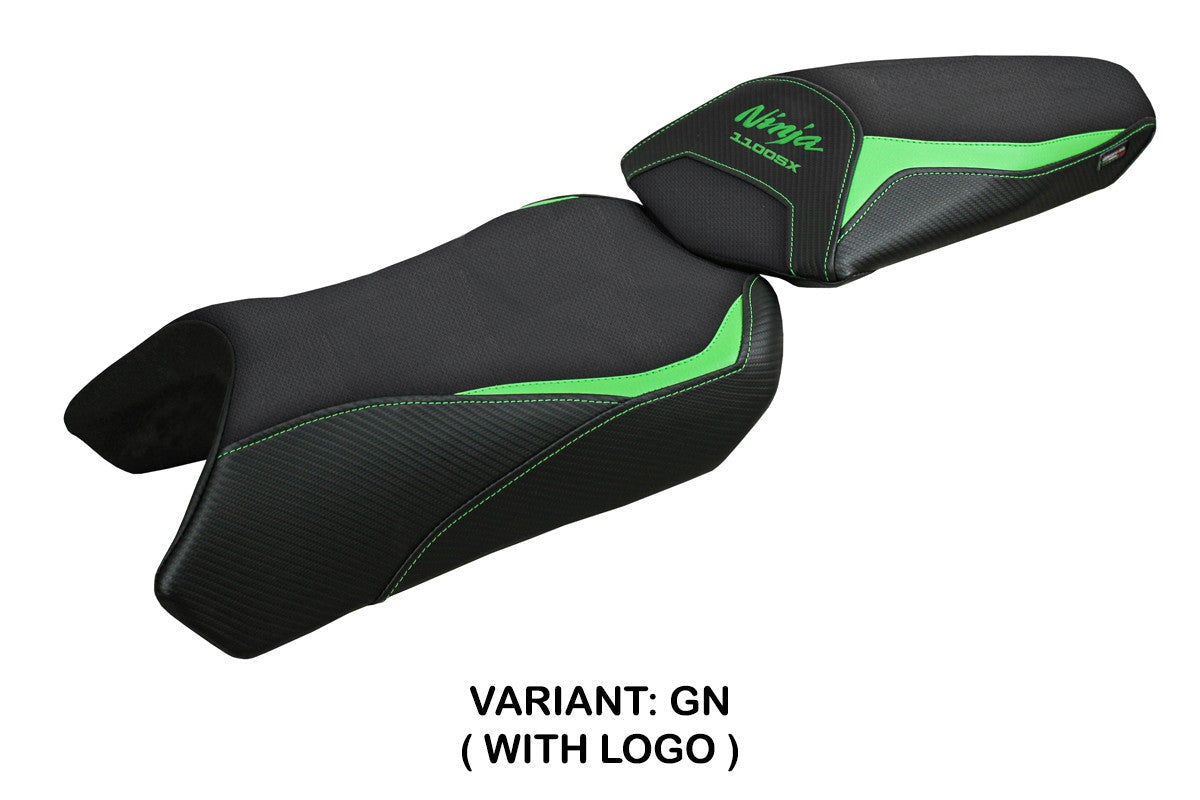 Tappezzeria Italia Kawasaki Ninja 1100 SX 2025  Seat Cover Green Black