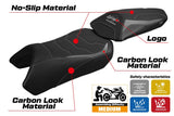 Tappezzeria Italia Kawasaki Ninja 1100 SX 2025  Seat Cover Ultragrip Grey Black