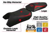 Tappezzeria Italia Kawasaki Ninja 1100 SX 2025  Seat Cover Ultragrip Red Black