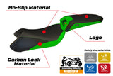 Tappezzeria Italia Kawasaki Ninja 1000 Z1000 SX 2017-2019 Seat Cover in Green and Black