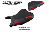 Tappezzeria Italia Kawasaki Z250 2019 2020 Seat Cover Ultragrip in Red and Black