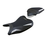 Tappezzeria Italia Kawasaki Z250 2019 2020 Seat Cover Ultragrip in White and Black