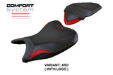 Tappezzeria Italia Kawasaki Z400 2018-2023 Seat Cover Comfort Red Black